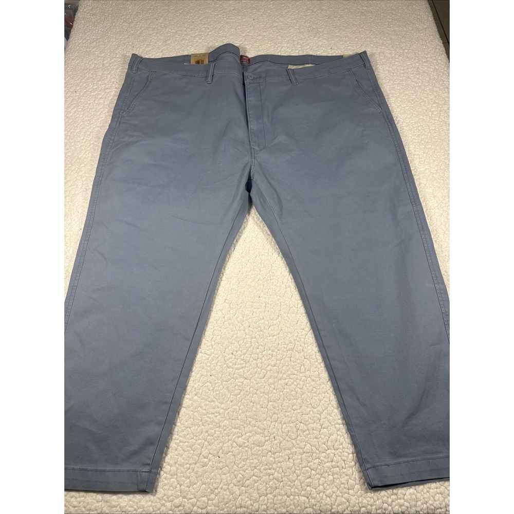 LEVIS XX CHINO Men's Standard Tape Blue Pants 5 PocketSize 54x28 Big And Tall